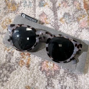 Blue/Black Tortoise Shell Style Sunglasses